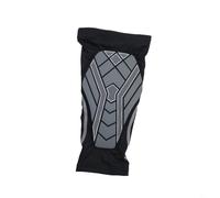 Bebykilemi Football Shin Guards for Soccer Protective Gear - 1 Pack, Anti-Collision Leg Calf Sleeves with For EVA Padding & Non-Slip Silicone Strips, Polyester Spandex(Black XL (only installed))