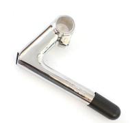 Bebykilemi For Bike Quill Stem 80x150mm Aluminum Alloy Minus 17 Degree for 22.2mm Fork 25.4mm Handlebar Vintage Road For Bicycle Gooseneck Stem Retro Cycling Components(Silver)