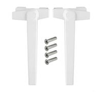 Bebykilemi for for Window Handle Replacement Kit 2Pcs External Push for for Window and Door Handles(White)