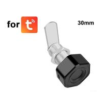Bebykilemi for Remote Control Fingerprint Cabinet Drawer for Strongbox Mailbox Lock(30mm Black)