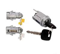 Bebykilemi Front Door Lock Cylinder for 4Runner 1998-2002, Ignition Switch Lock Module Compatible with 69052-35150, Metal Construction, 1-Pack with Keys