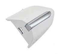 Bebykilemi Front Left Driver Side Door Handle Keyhole Bezel Cover Cap Trim Compatible with Fusion 2013-2020 and 2015-2020, ABS Exterior Replacement for（White+Plating