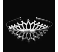 Bebykilemi Headband with Alloy Crown for Kids Enchanted Princess Hair Accessory (Style of 5)