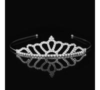Bebykilemi Headband with Alloy Crown for Kids Enchanted Princess Hair Accessory (Style of 6)