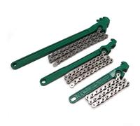 Bebykilemi Heavy Duty Chain Pipe Wrench Set 3-Piece Industrial Grade Steel Wrenches with Multiple Handle Lengths for Automotive Filter Plumbing Pipeline Tasks