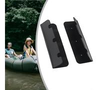 Bebykilemi Inflatable Boat Seat Hook Clips, 2 Pack PVC Boat Seat Brackets for Rib Dinghy Fishing Boat Canoe, Seat Attachment Mount Retainer Clips(Black)