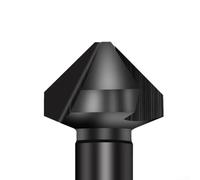 Bebykilemi M35 3-Flute Countersink Drill Bit 90 Degree TiAlN Coated Chamfering Tool for Stainless Steel, Aluminum, Carbon Steel - 6.3/8.3/10.4/12.4/16.5/20mm Set, 61mm Le(6.3mm)