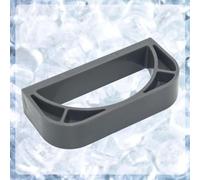 Bebykilemi Magnetic Kitchen Ice Scoop Holder With Two Storage Compartments, Made From ABS Plastic, For Maintaining Order Commercial Home Kitchens(GRAY)