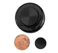 Bebykilemi Mechanical Brake Knob for DAIWA TATULA 100/150/200/300/400 Baitcasting Reels, Aluminum Alloy Adjustment Knob with Copper and Silicone Gaskets, Black Red Silver(black 19 FOR TATULA 100)