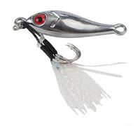 Bebykilemi Metal Spoon Lures Holographic Fishing Jigs for Sea Fishing, Saltwater Bass Mackerel Bait with Hooks, Shore Casting Heavy Jigging Lures for Predator Fish(15g)