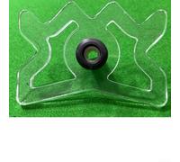 Bebykilemi Moose Head Shape Billiard Bridge Head Clear Acrylic Snooker Pool Cue Rest Holder Portable Multiple Angle Table Bridge Extension 115x70x6mm 100x70x6mm 135x80x6mm(D)