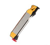Bebykilemi Multifunctional Sharpener Double-Sided Sharpening Stone Blade Sharpening Tool Compatible with for Outdoor Camping and Kitchen Maintenance to Hone Kitchen Knives(Yellow)
