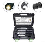 Bebykilemi Pcs Air Wrench Set 4-Piece Ratchet 17mm Repair 26mm 29mm Nickelchromium Alloy Steel for Car Plus Torque Conditioner 22mm with 1875 Nm Torque Open End Wrench Co