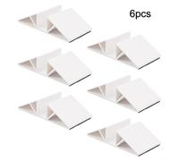 Bebykilemi Pet Gate Support Feet Triangular Brackets Reinforcement Accessories PP Plastic Self-Base for Wooden Dog Barrier Fence Stability and Safety in Home