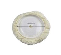 Bebykilemi Polishing Wool Pad for Car Buffing and Grinding 7 or 6 with 5 Sheep Washable Inch Wool Wheel Reusable Natural Wool Polishing Disc Compatible or Angle Grinders(5 inch)