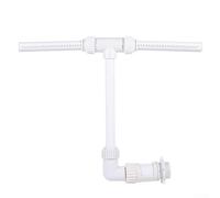 Bebykilemi Pool Dual Head Fountain, Pool Dual Spray Fountain For Above Ground In-Ground Pools Outdoor Summer 360-degree Direction Adjustable Height