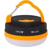 Bebykilemi Portable Solar Camping Lantern LED Tent Light USB Rechargeable Waterproof Outdoor Torch Adjustable Brightness Hiking Gear ABS(Yellow)