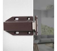 Bebykilemi Push Open Cabinet Latch with Strong Magnetic Catch for Kitchen Cabinets, Wardrobes & Cupboards - Smooth Silent Closing, Touch-Activated, Plastic and Metal(2pcs)