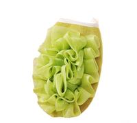 Bebykilemi Rayon Exfoliating Bath Towel for Shower and Body Scrub, Removes Dead Skin and Dirt, Quick Dry Design with Hanging Loop, Creates Rich Foaming Lather(Green)