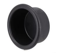 Bebykilemi Recessed Plastic Black Cup Holder for RV Car Marine Boat Trailer with Beverage Bottle and Small Object Placement Function