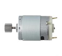 Bebykilemi Replacement Motor for Children's Ride On Electric Car RS550 RS390 RS380 RS555, 6V 12V 24V Voltage Support, 10 and 12 Tooth Gear Options for Power(380 6V 14000rpm)