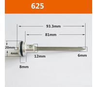 Bebykilemi Replacement Nailer Needle for T50DC ST64 F30 P625B 1013J 422J Air Nailer Compatible with MeiKeLa Models Pneumatic Pin Nail Parts Steel Hit Pin(P625B)