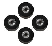 Bebykilemi Rowing Machine Seat Wheels Replacement Parts 4 Pack 45x21x8mm Nylon Rollers with High Carbon Steel Bearings for Water Resistance Rower Seat Cushion Moving