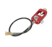 Bebykilemi Scuba Tank Filling Adapter with MPa PSI Pressure Gauge and Hose, For G5/8 Diving Cylinder Refill Tool, Aluminium Alloy Oxygen Tank Connector for Professional Diving(Red (Psi dial))