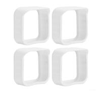 Bebykilemi Silicone Camera Protective Cover for NewBlink Doorbell Cameras, Waterproof and Snowproof Outdoor Security Camera Mount, 4 Pack, Black/White, 8.1 x 9.1 x 3.5 cm(white)