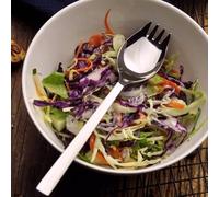 Bebykilemi Stainless Steel Spork Set of 5 - Soup Fork Spoon Compatible with for Noodle Eating, Salad Serving Spork, Reusable Metal Cutlery with Integrated Handle, Mirror Finish Tableware
