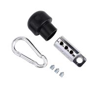 Bebykilemi Steel Terminal Cable Stopper With Compression Rubber Cap 5Mm 6Mm Diameter Gym Pulley Functional Training Cable Connector Black Resistant Secure(1set)
