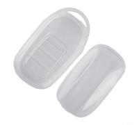 Bebykilemi Transparent Clear Car Key Cover Case for Honda For Civic 11th 2022-2023 For Accord For CR-V HR-V Pilot 2023-2024 Models with Push-Button, Protective Non-Yell