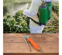 Bebykilemi Trigger Sprayer Handle for Garden, Brass Spray Nozzle with Adjustable Flow, Compatible with Standard Garden Hoses, Red 7.09 in (18 cm) Pest Control &(big)