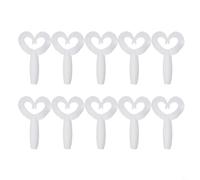 Bebykilemi Twin Tail Soft Lures Grub Fishing Bait 70mm TPR Jigging Lures for Trout Bass Pike Perch River Lake Pond Saltwater Freshwater Angling 10 Pack Set(White)
