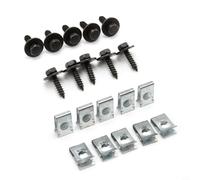 Bebykilemi U-Type Clip Dashboard Panel Mudguard Fastener Set with Self-Tapping Hex Bolts, Washers & U-Nuts for 1/3/5/6/7/8/For X1/X3/For X5/X6/Z1-Z3 and MINI R50-R60, 20 pcs,