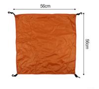 Bebykilemi Waterproof Tent Fly Cover Outdoor Camping Tarp Shelter Rain Protection UV Shield Lightweight Polyester Canopy for Hiking All Weather 56x56cm(Orange)