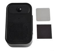 Bebykilemi Welcome Door Sensor with Voice Prompter, Magnetic Installation Induction Doorbell for Home Shop Healthcare, 5-6M Sensing, 30 Audio Recordings, AAA(Black)