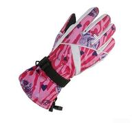 Bebykilemi Womens Ski Gloves Touchscreen Winter Gloves Waterproof | Fleece Lined Warm Thickened Non-Slip Palm for Outdoor Hiking Cycling Mountaineering Snow Sports Secure Fit Wrist Strap