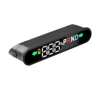 BebykilemiCar HUD Head-up Display For Tesla Model 3 Y Electronic Speedometer Signal Gear Position Turn Indicator High Beam Door Opening Reminder Non-Destructive Installation Hidden Wiring