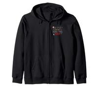 Because Adulting Is Hard Funny Wine Lover Graphic Desig Zip Hoodie