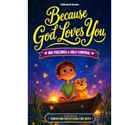 Because God Loves You, Self-Control & Big Feelings, Christian Short Stories and Devotions for Boys: A Story-Driven Devotional with Faith Guides & Missions to Grow Trust in God, Patience & Character