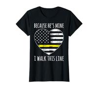 Because He’s Mine I Walk This Line USA Flag Tow Truck Driver T-Shirt