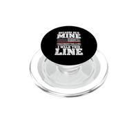Because He's Mine I Walk This Line Fire Wife PopSockets PopGrip for MagSafe