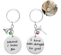 Because I Knew You I Have Been Changed for Good Gifts,Wicked the Musical Necklace,Friend Keychain,Wicked Gifts,Friendship Jewelry,BFF Gifts,Wicked Gifts for Girls,Accessories Gifts,Wicked Keyring