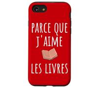 Because I love books | Club de Lecture Romans Bouquin Case for iPhone SE (2020) / 7/8