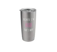 Because I'm Elsie That's why! Funny First Name Present for Stainless Steel Insulated Tumbler