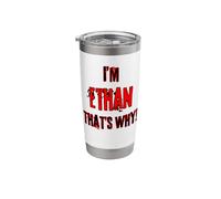 Because I'm Ethan That's why! Funny First Name Present for Stainless Steel Insulated Tumbler