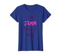Because I'm Jamie That's why! Funny First Name Present for T-Shirt, Women, Royal Blue, XX-Large