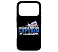 Because I'm The Captain That's Why Plane Shirts for Men Case for iPhone 17 Pro