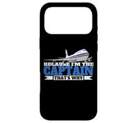 Because I'm The Captain That's Why Plane Shirts for Men Case for iPhone 17 Pro Max